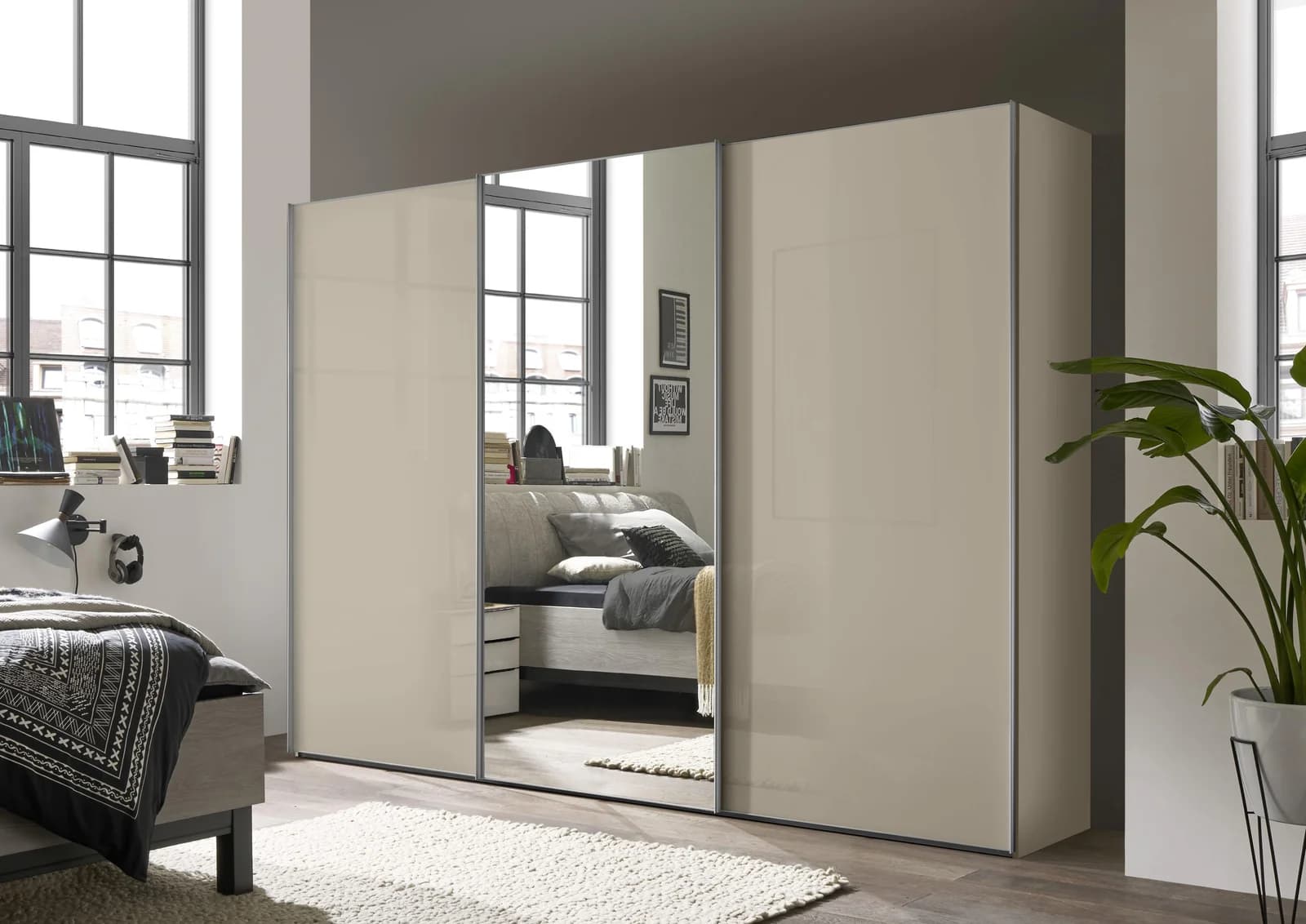 STAUD Schwebetürenschrank Select Sandglas mit Soft-Close