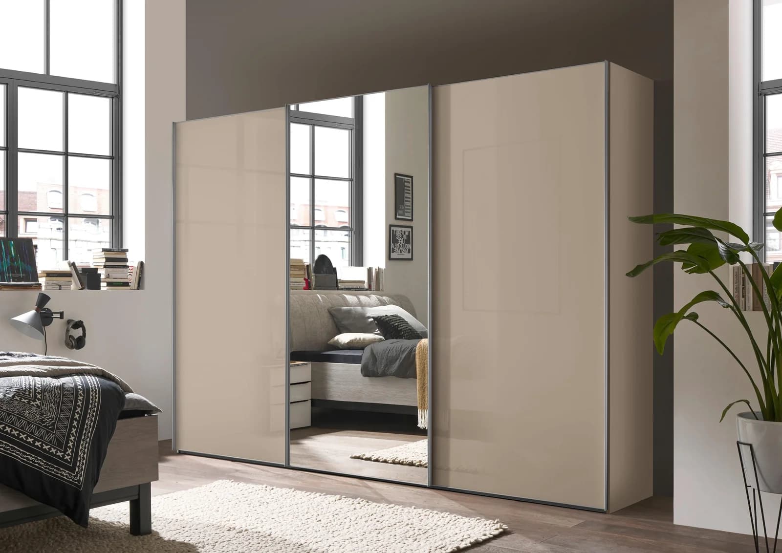 STAUD Schwebetürenschrank Select Sandglas 298x222x68 cm