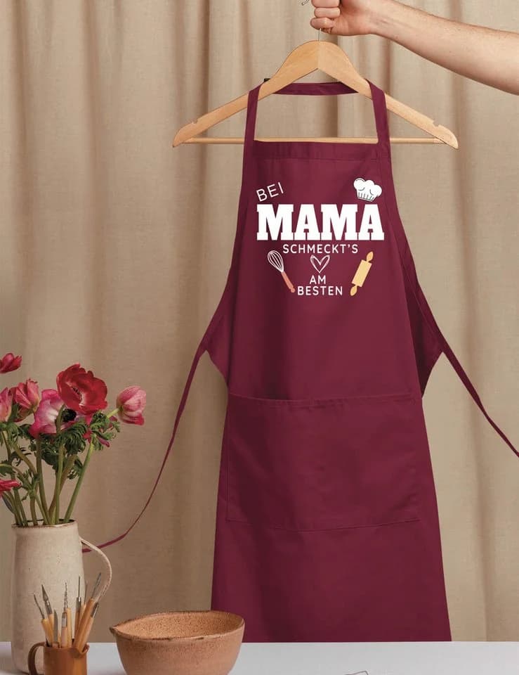 Youth Designz Grillschürze Damen Schürze mit Spruch