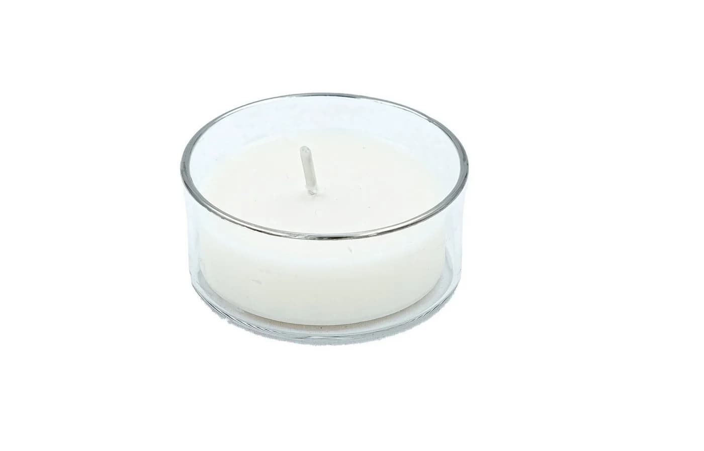 Holfeuer Crystal Design Teelichthalter Klarglas 18k Platinrand