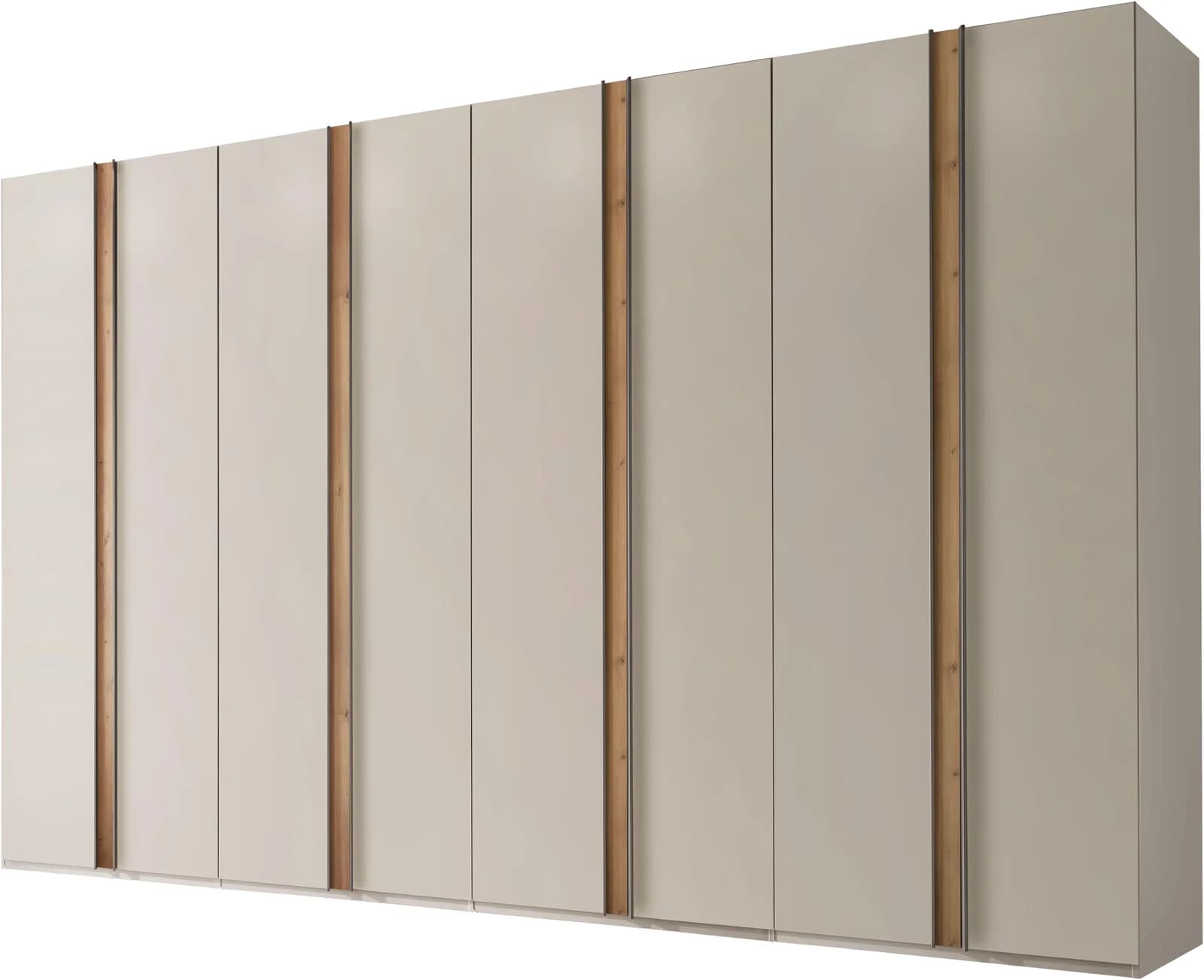 WIEMANN Kleiderschrank Lagos Beige mit LED und Türendämpfung
