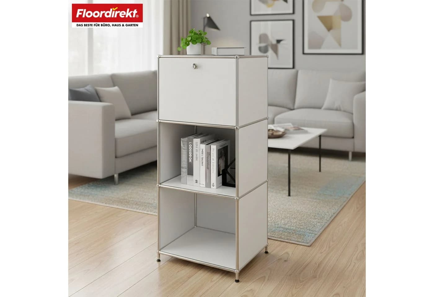 Floordirekt Standregal Concept Epure MK-107 Weiß
