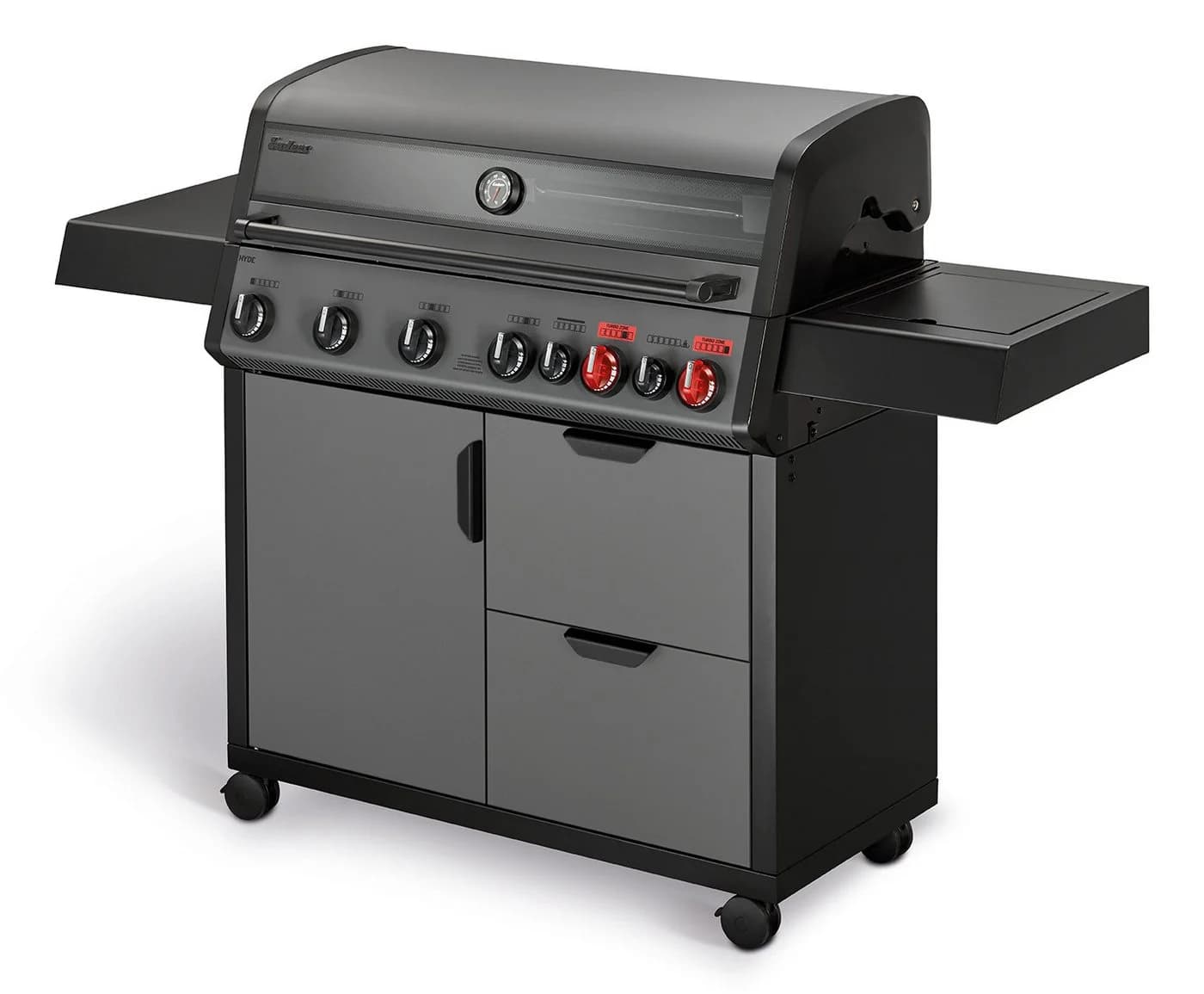 Enders® Gasgrill Hyde 6 SIKR Turbo II mit Wetterschutzhülle