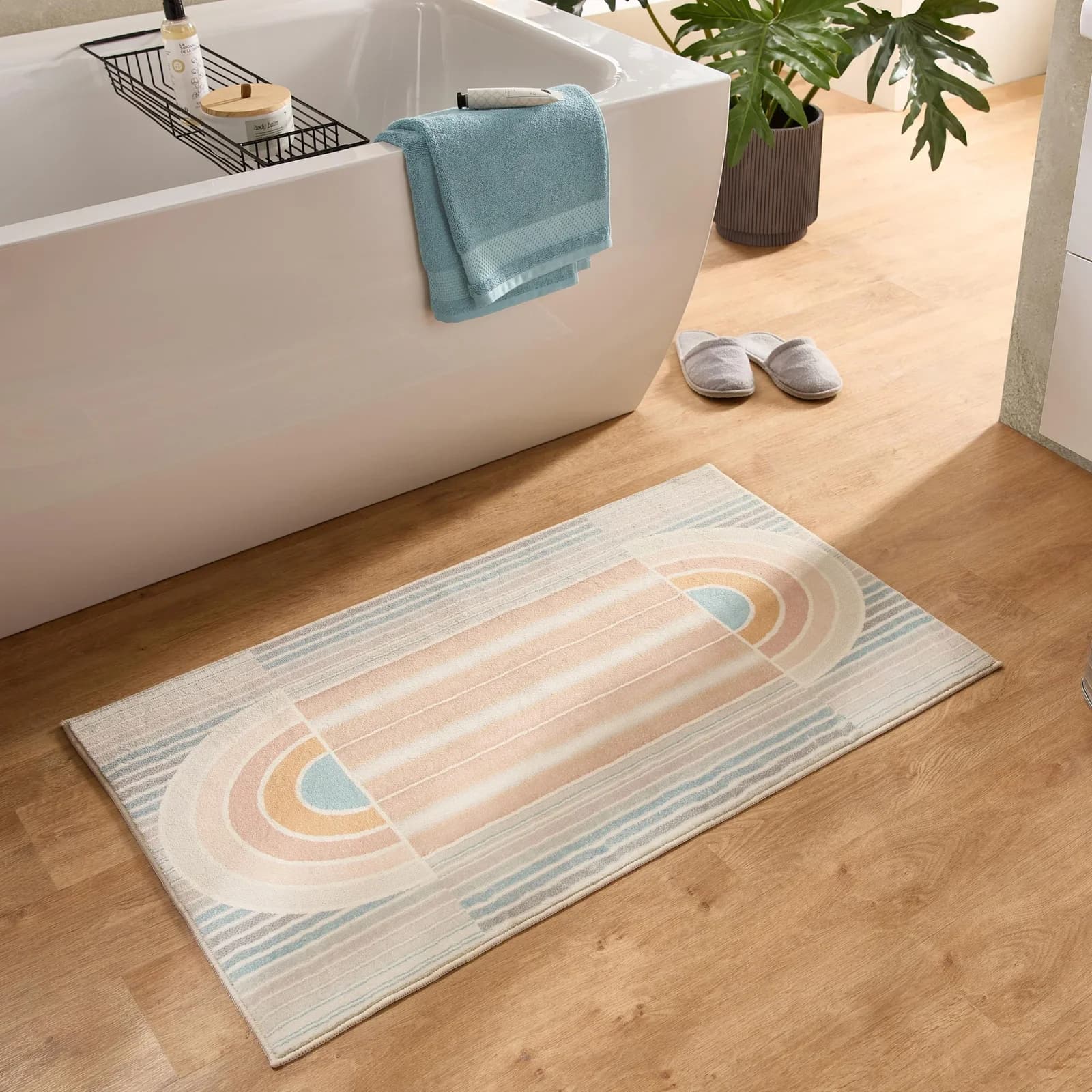 GINO FALCONE Badematte Ariella Bunt Modernes Design Polyester