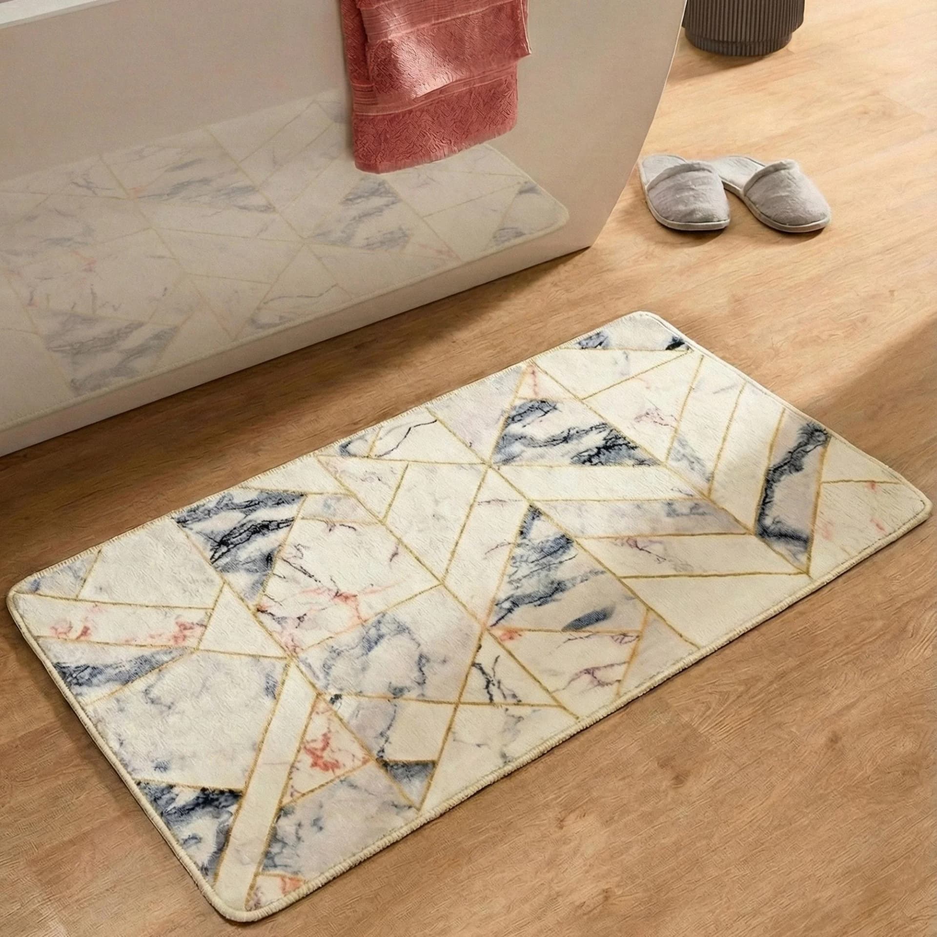 Badematte GINO FALCONE Aquata Creme Polyester