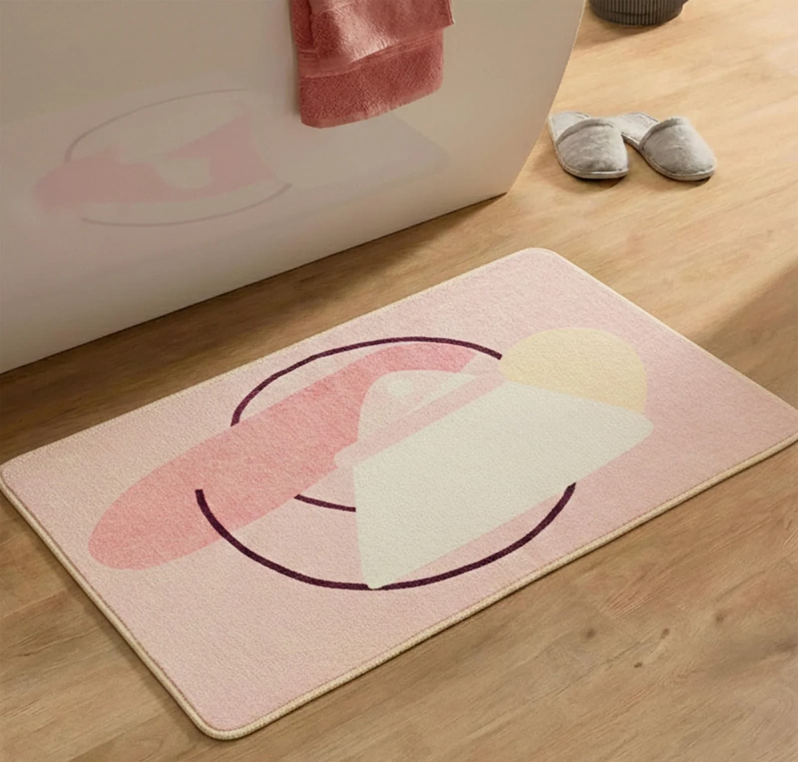Badematte GINO FALCONE "Aquata GF-168" Rosa Polyester