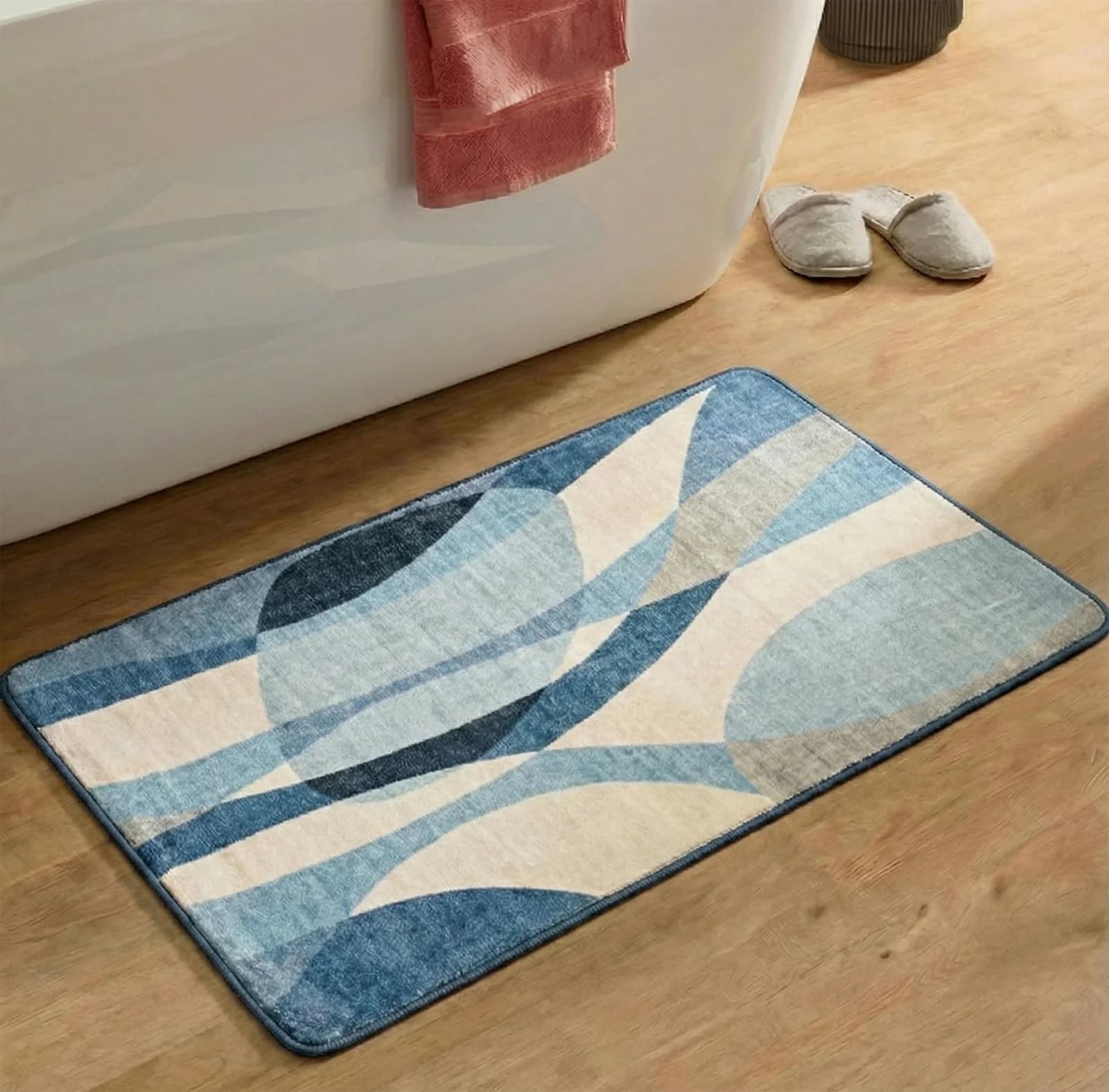 GINO FALCONE Badematte Aquata GF-170 Blau Polyester