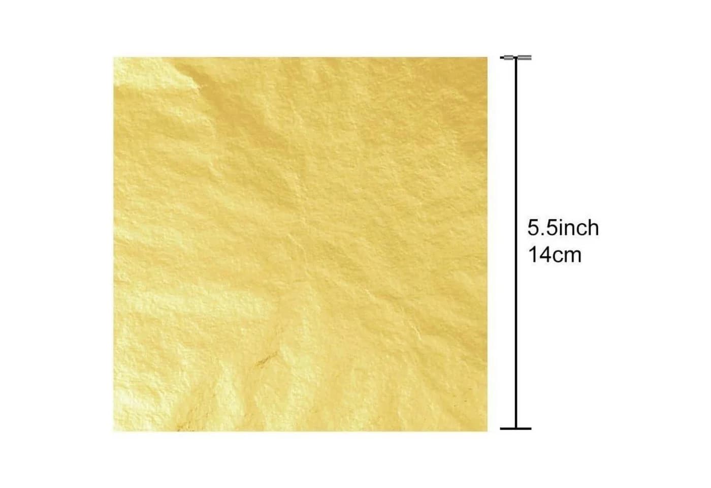 KUUQA Blattgold Imitation 100 Blatt 14x14cm