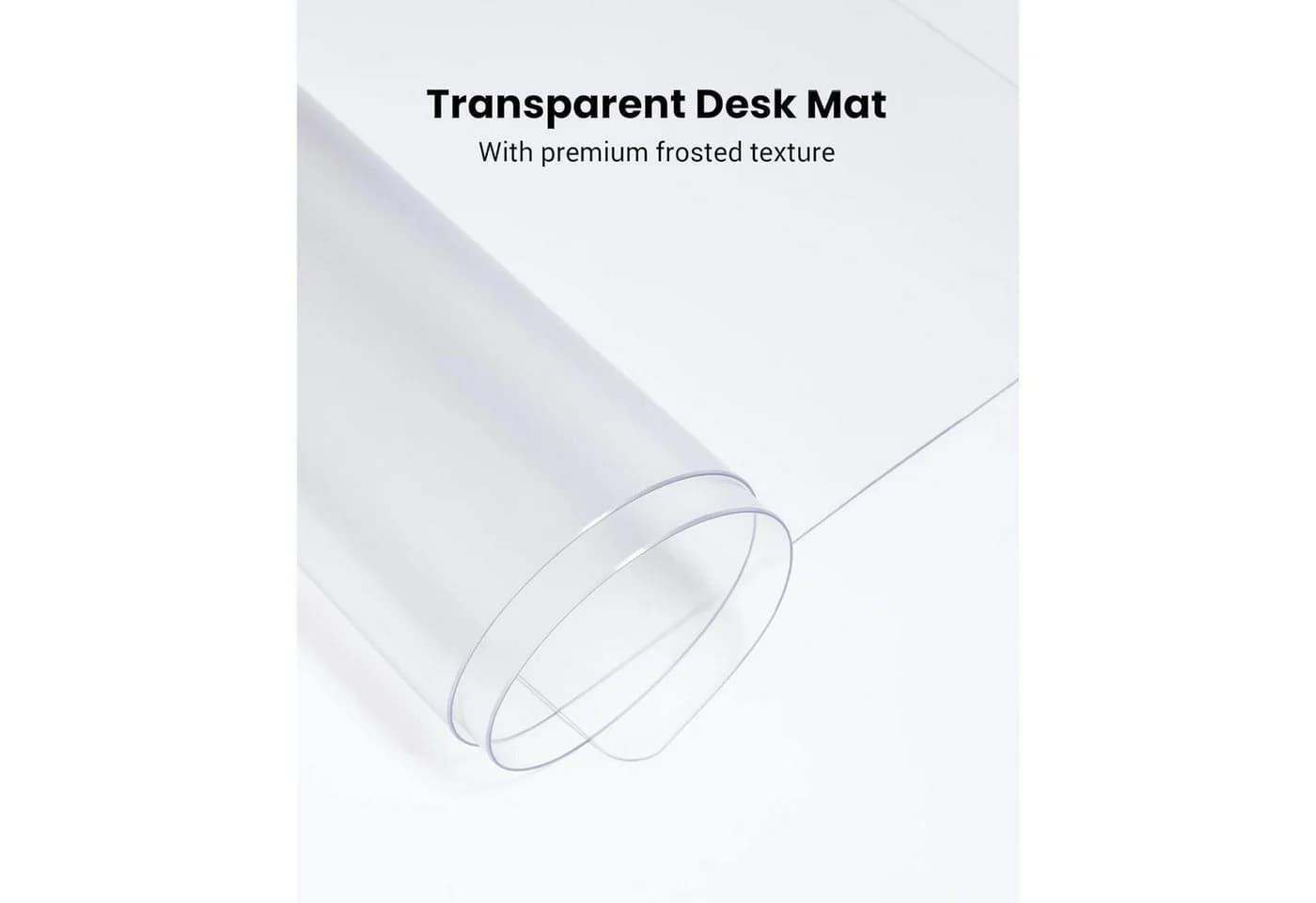 YSAGi Schreibtischunterlage Transparent PVC Mauspad