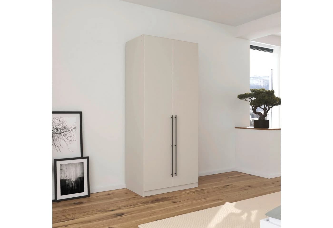 Rauch AVOLA Kleiderschrank Beige Drehtürenschrank