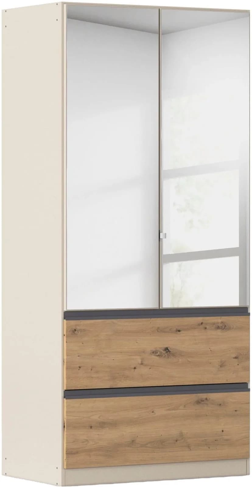 Rauch Kleiderschrank Costa 181 cm Beige Eiche Artisan