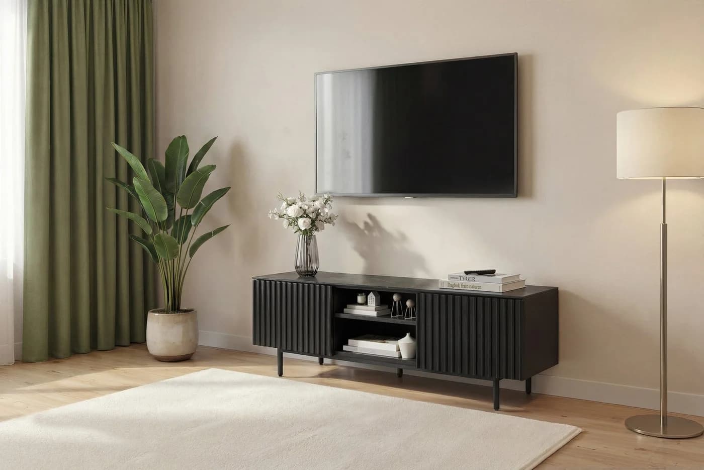 TV-Board OTTO HOME "Candise" Dunkelgrau