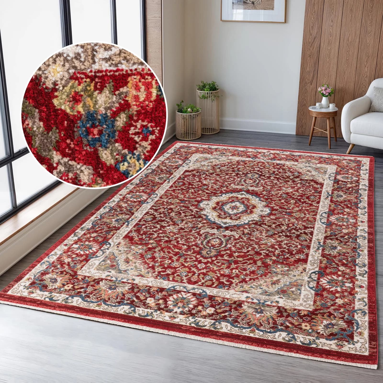 OTTO HOME Teppich Molvio Orient-Design Rot 240x320 cm