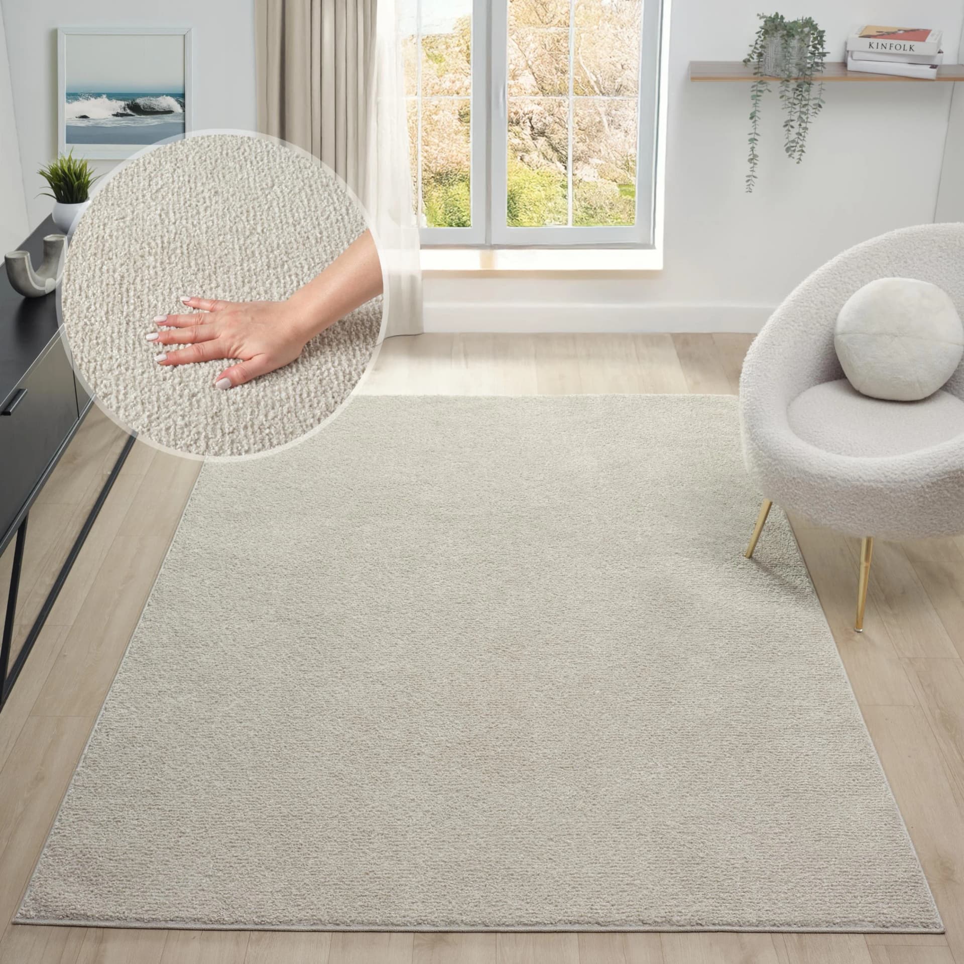 OTTO HOME Teppich Lisam Creme Meliert 120x180 cm