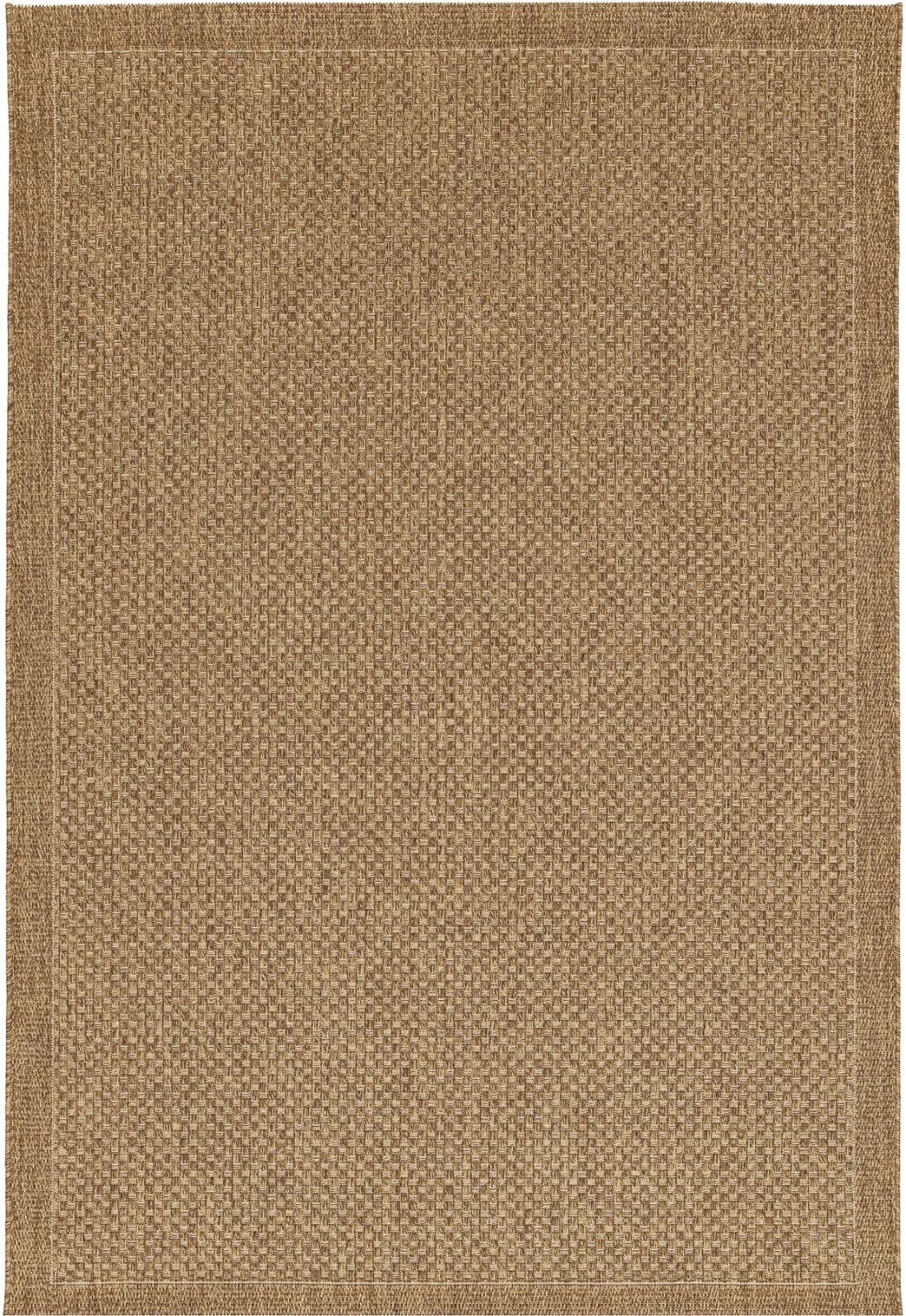 Landhaus Teppich aus Kunstfaser, Braun, 160x230 cm