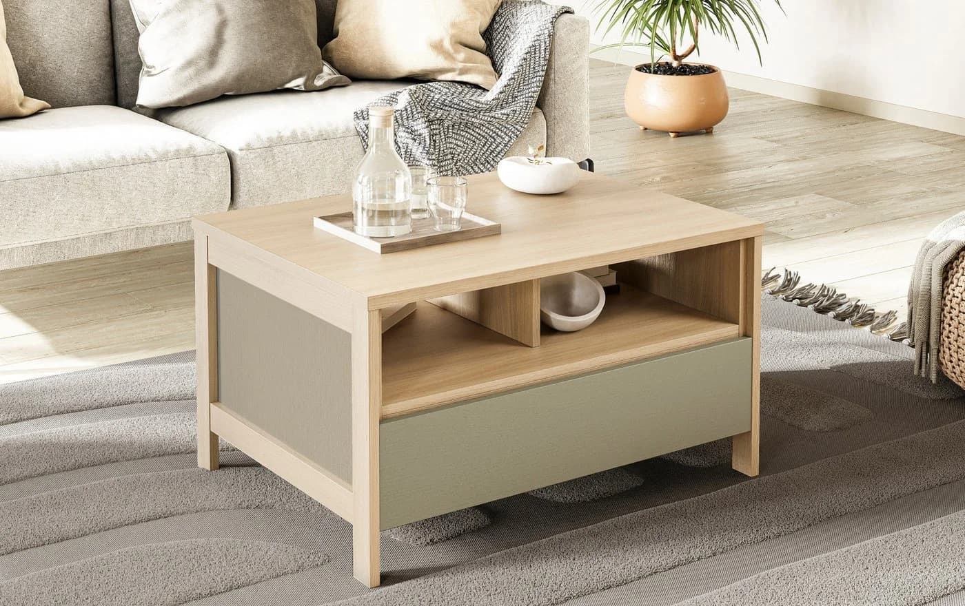 Home Affaire Couchtisch Stranda Eukalyptus Skandi Eiche