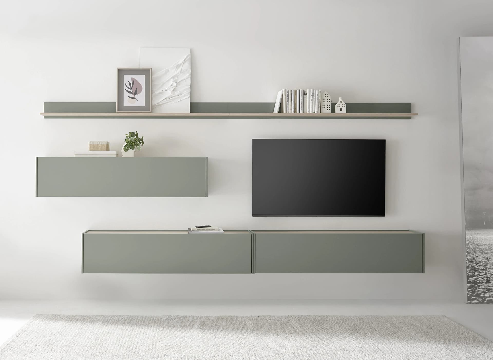 Wohnwand City/Giron Holzwerkstoff 340x180x30 cm Home Affaire