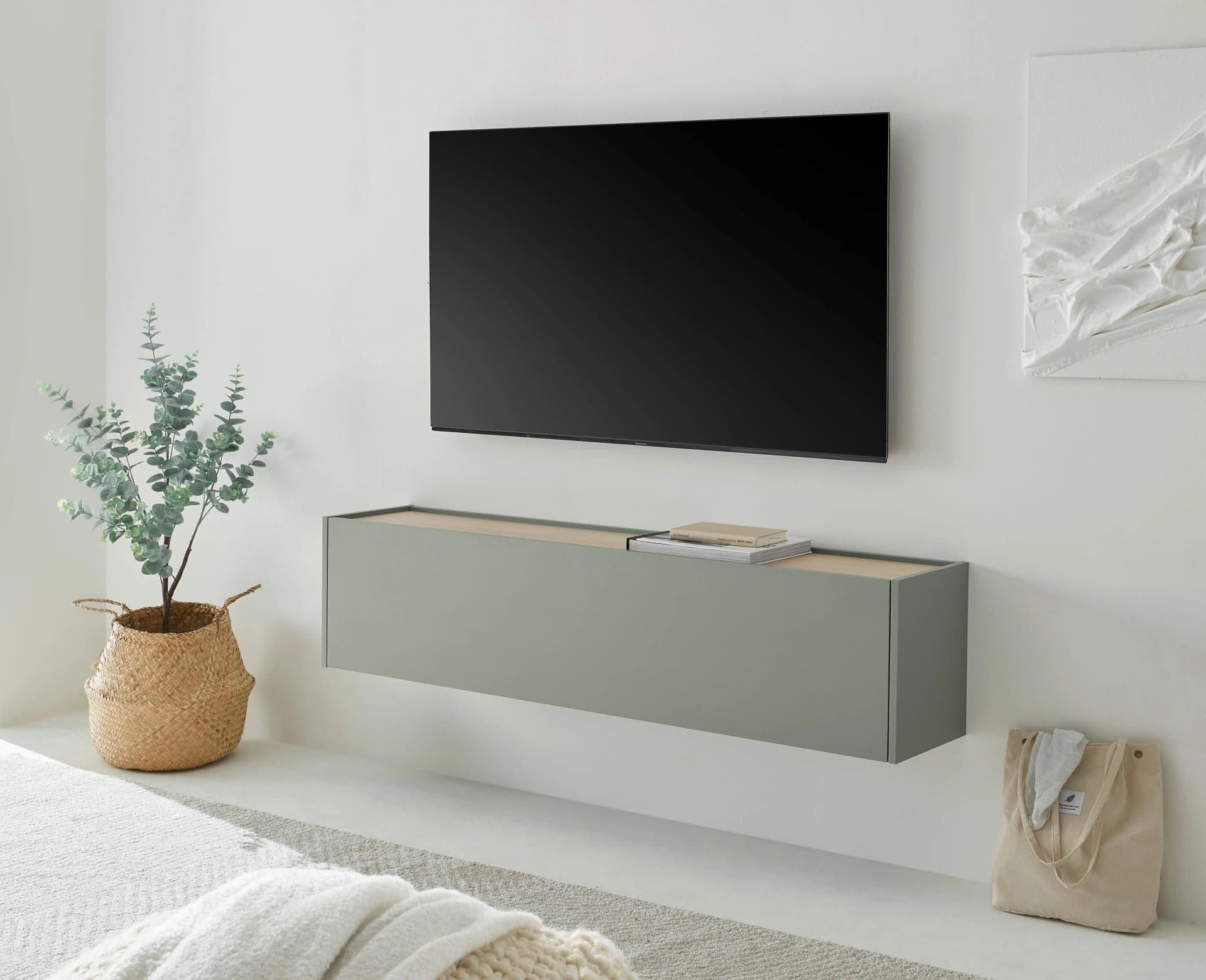 INOSIGN TV-Schrank City/Giron, moderner Hängeschrank, Lowboard, Wandschrank zeitlos, modern, wohnliches Home Office