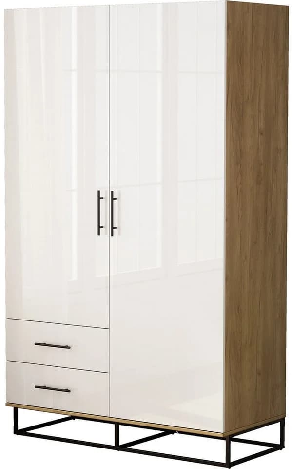 OTTO HOME Lucca Schlafzimmerschrank Garderobe Hochglanz Bestseller