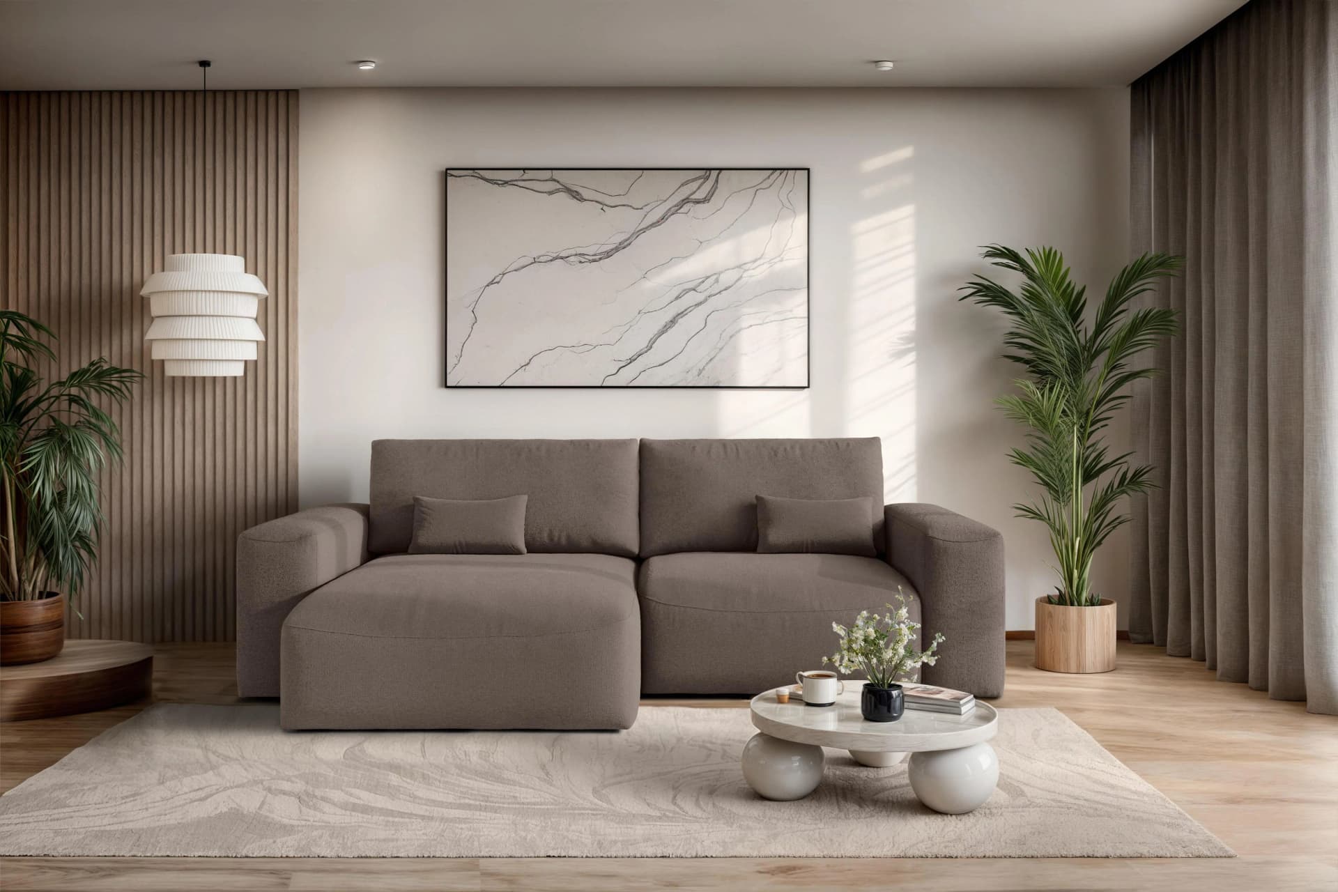 Ecksofa OTTO HOME MATTS Schlafsofa mit Bettkasten Braun