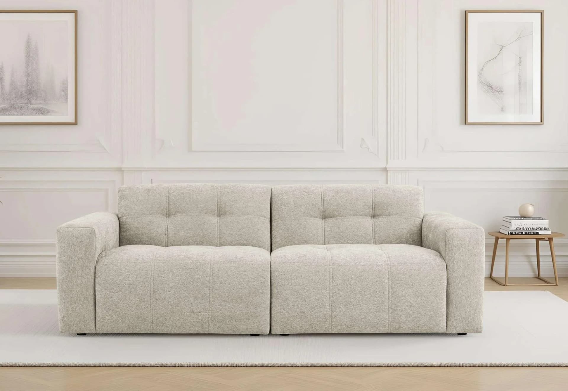 OTTO HOME 3-Sitzer Tapley Sand Bouclé Sofa