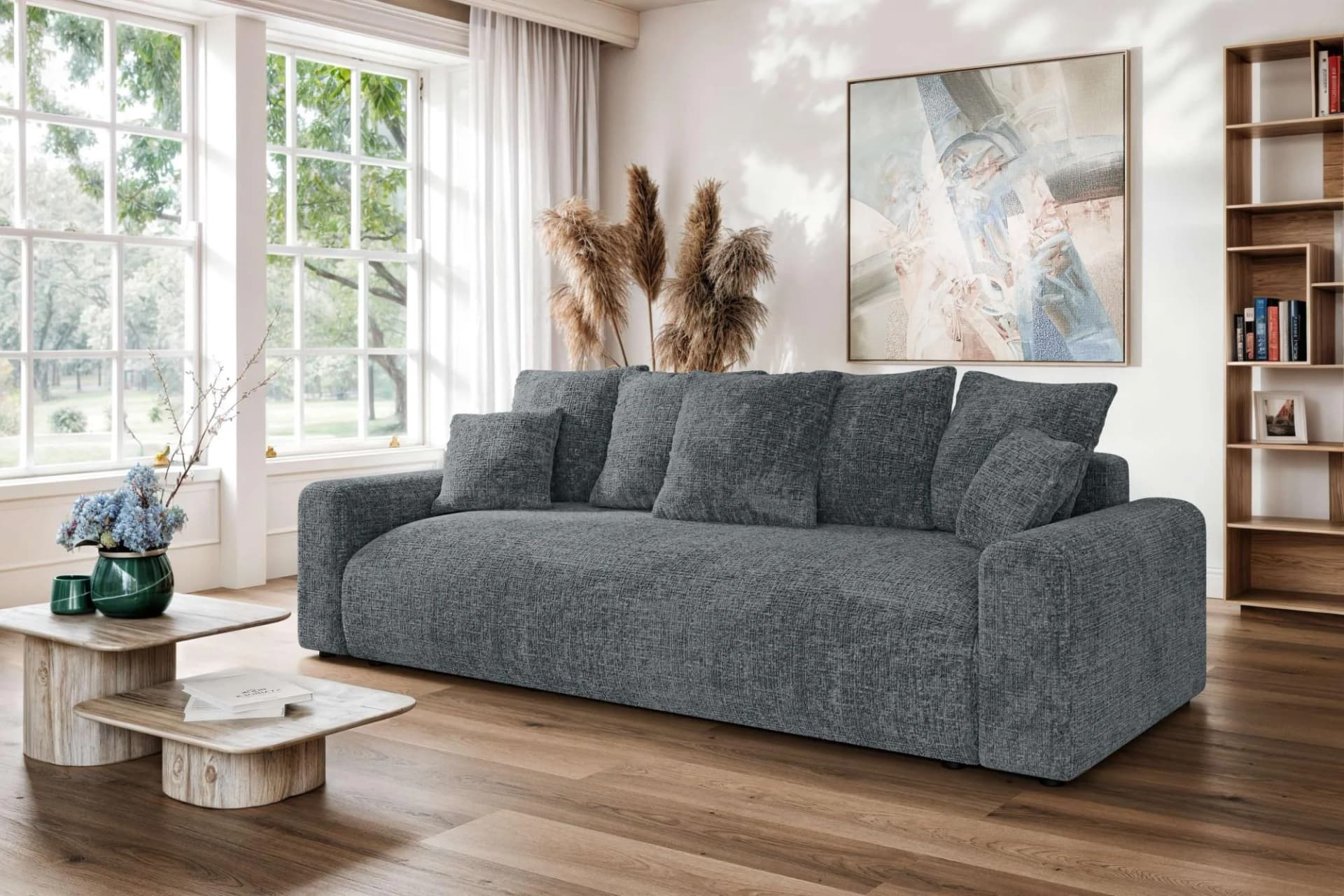 HOME AFFAIRE LAKESIDE 3-Sitzer Schlafsofa mit Bettkasten