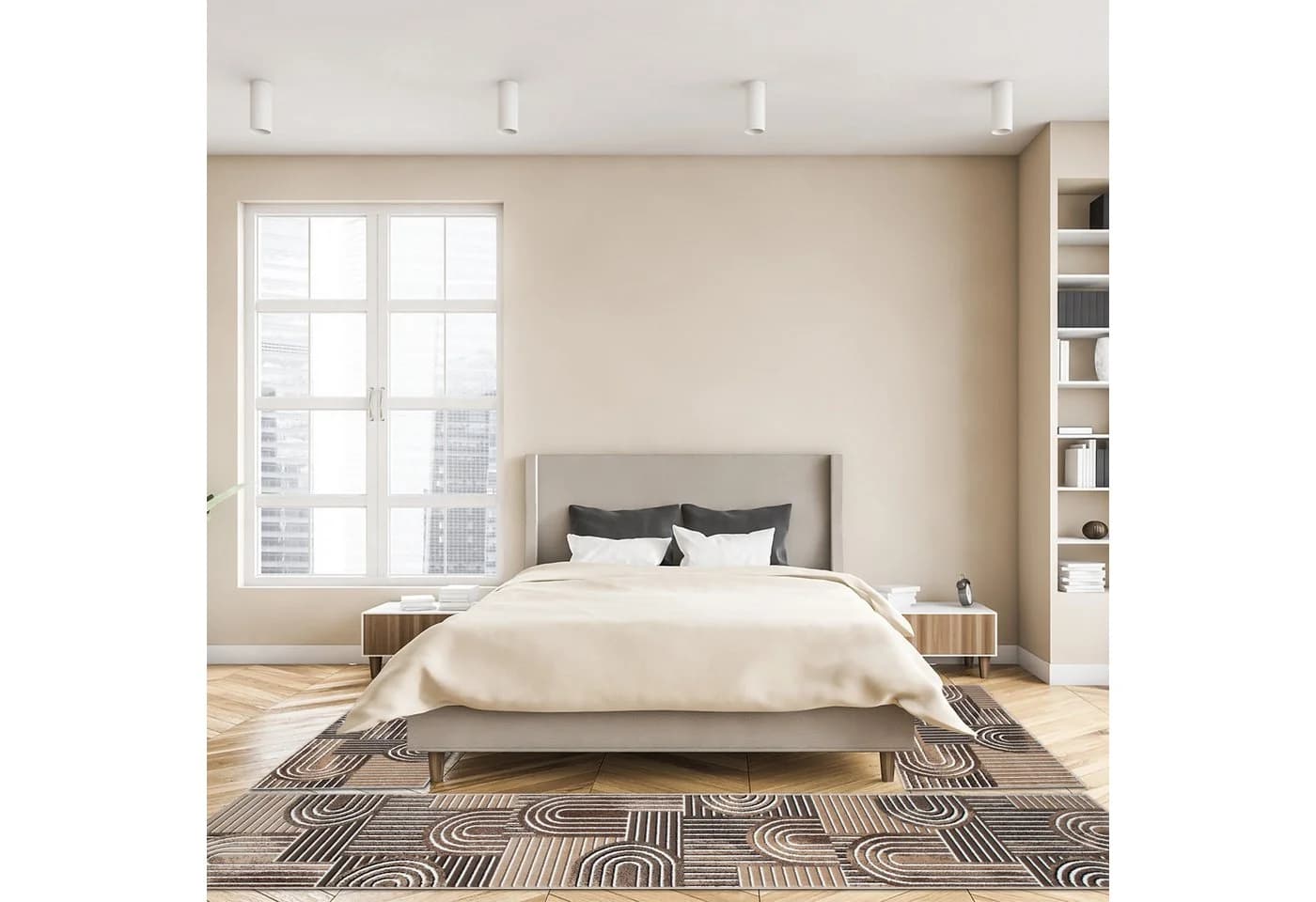 OTTO HOME Bettumrandung Lyssandra sand 3-tlg. Vintagedesign