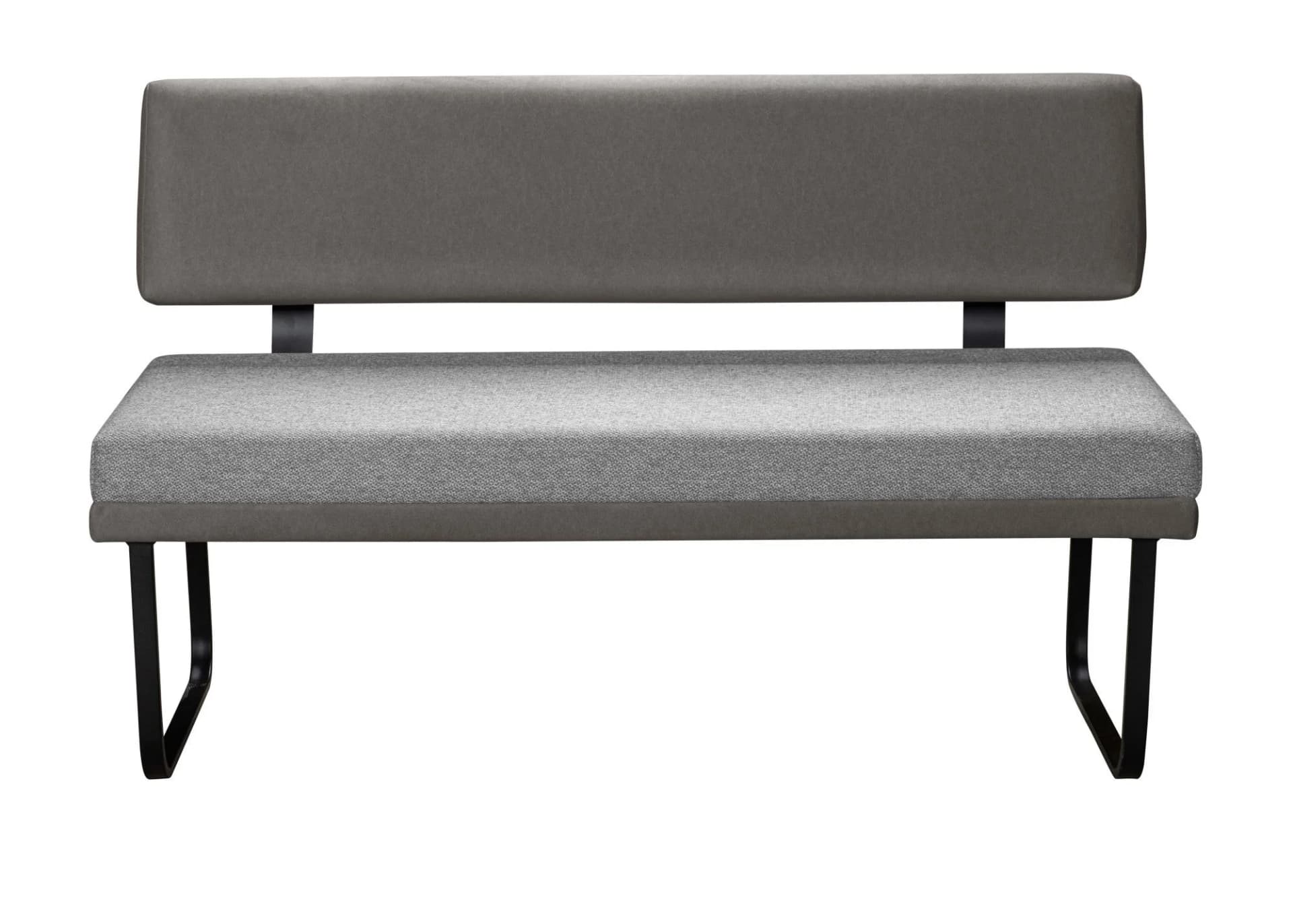 Sitzbank HOME AFFAIRE Gabi Esszimmerbank Graublau 2-Stoff-Design