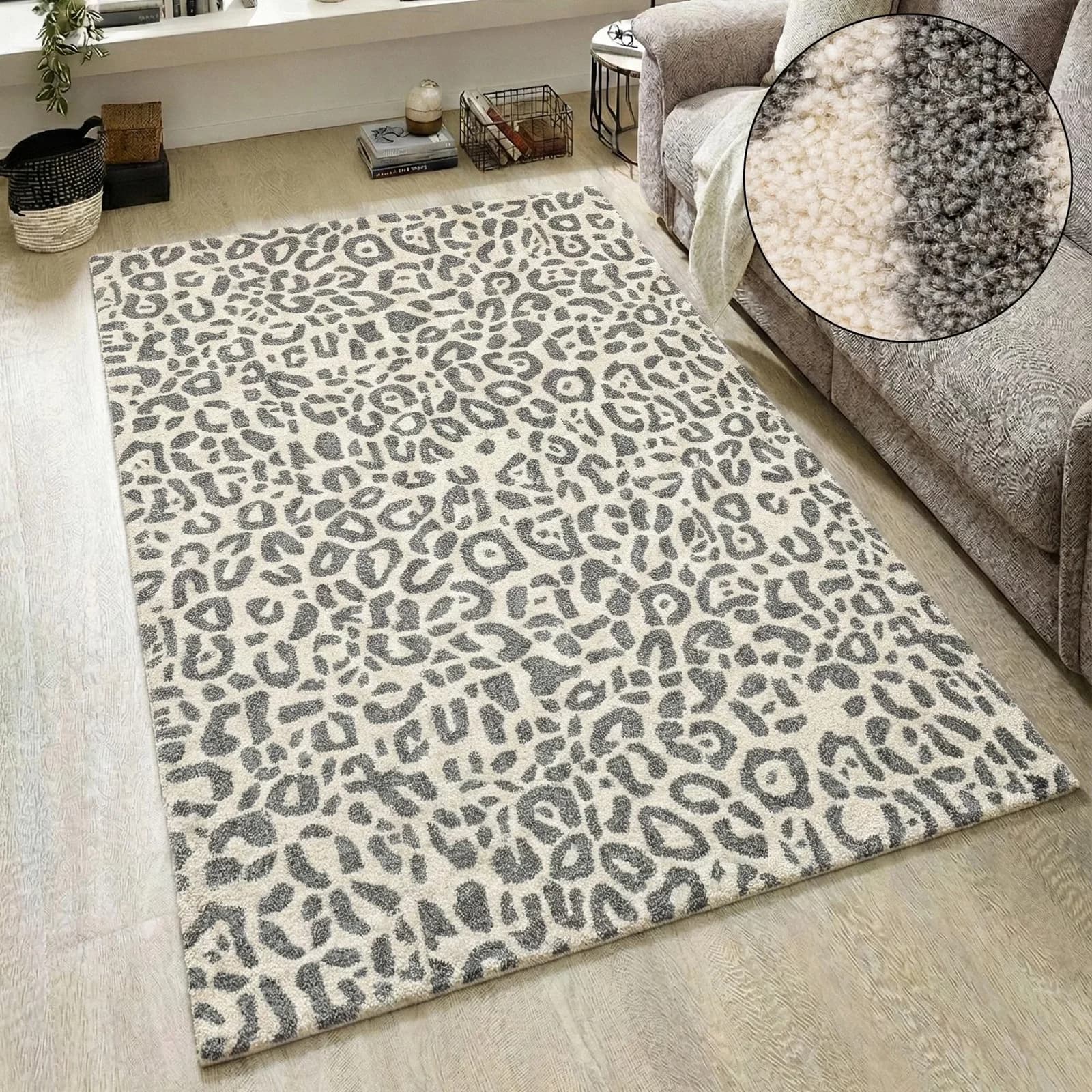 Wollteppich OTTO HOME Gabbo Leo Leopardenmuster