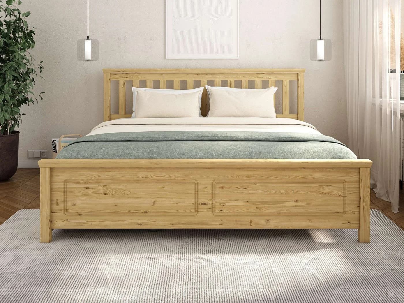 OTTO HOME Bett Fredegard Skandinavisch Kiefer 180x200
