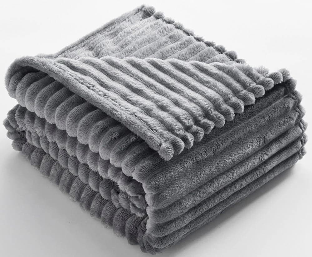 OTTO HOME Wohndecke Millara Grau Cord-Optik 150x200 cm
