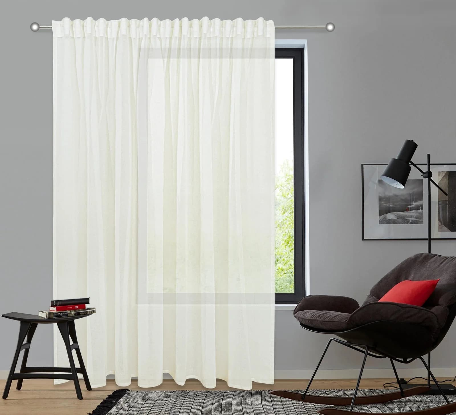 OTTO HOME Gardine Dolly Beige Transparent Polyester
