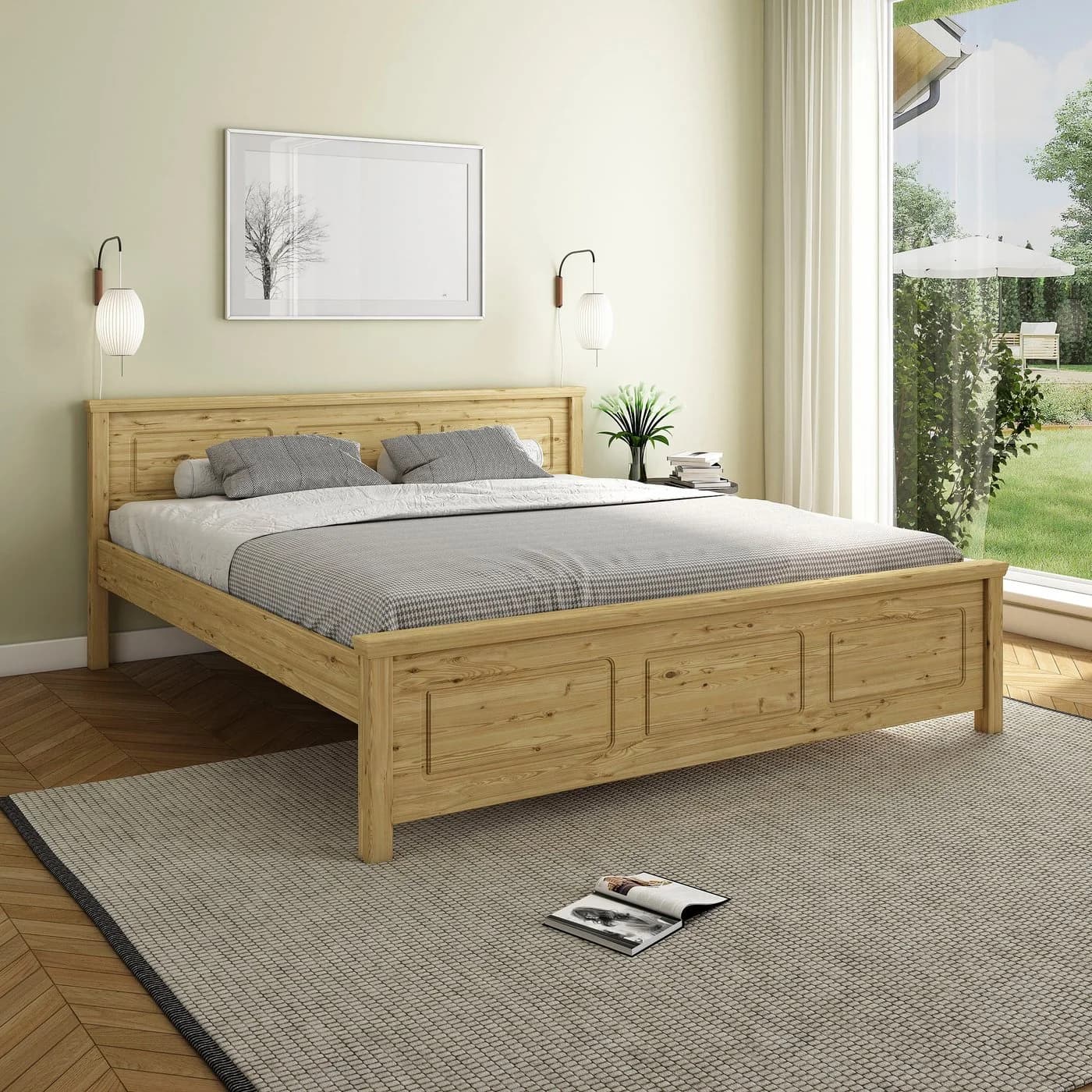 OTTO HOME ERIK Massivholzbett Kiefer Landhausstil