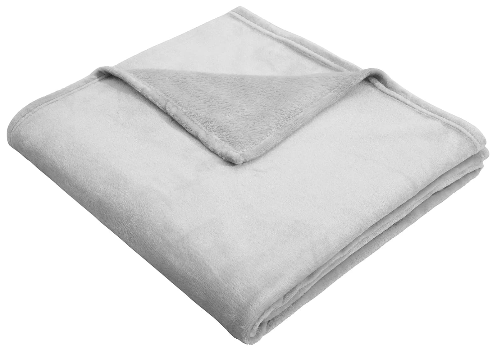 OTTO HOME Wohndecke Jil Kuschelfleece Greige 130x180 cm