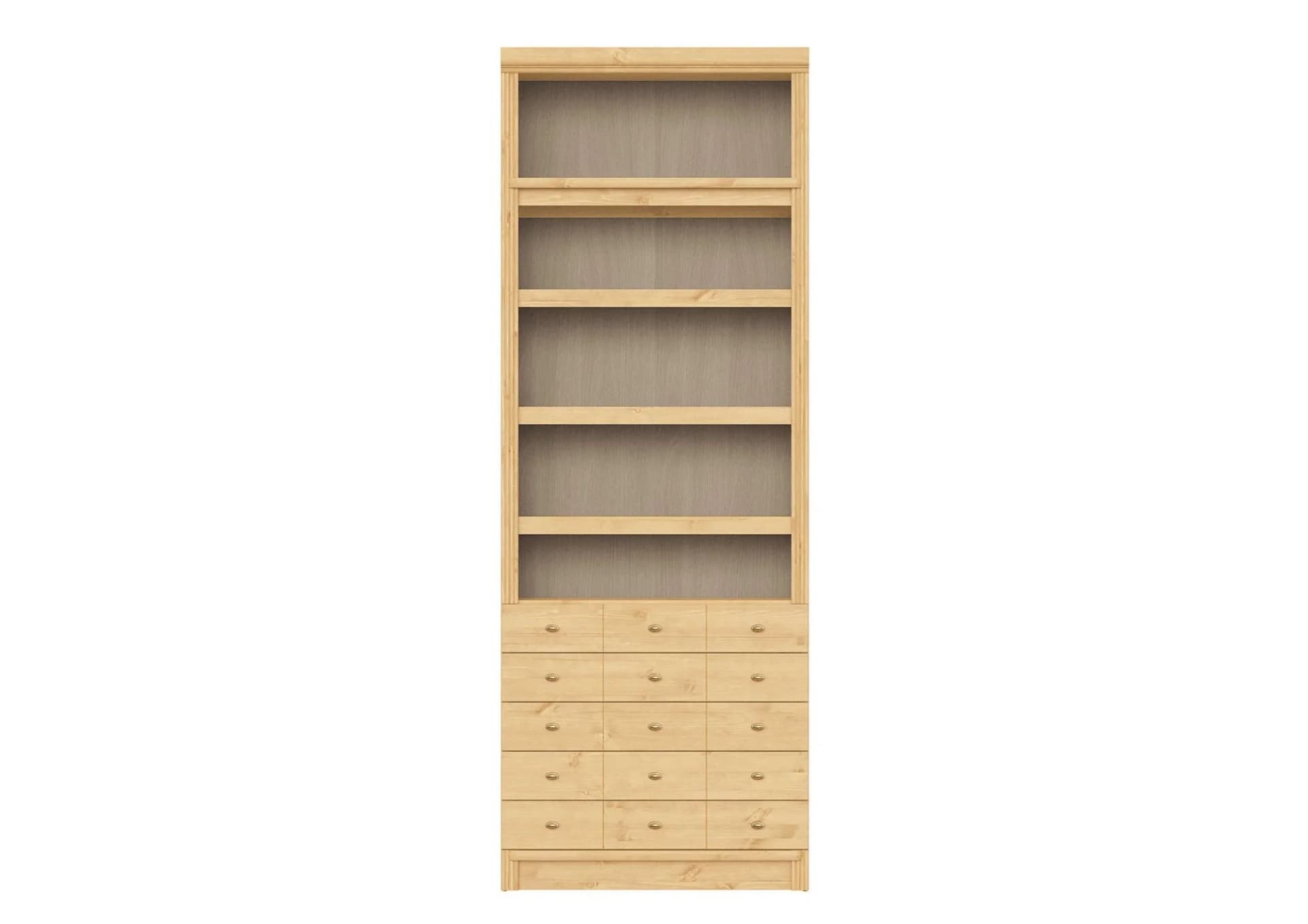 Bücherregal Kiefer massiv 80x220x29 cm Home Affaire