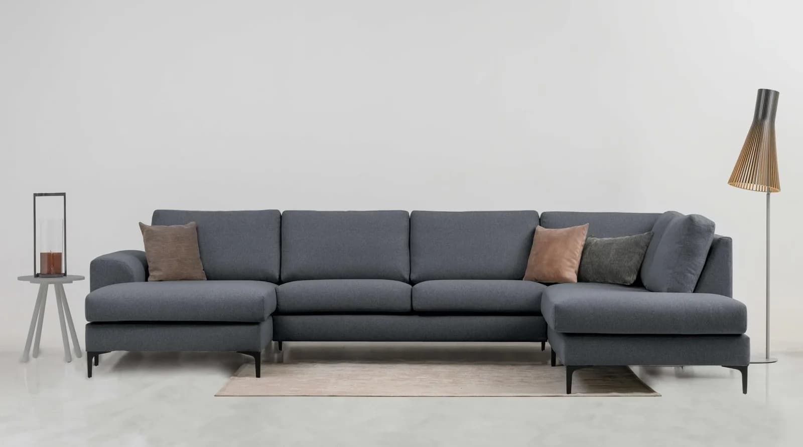 Wohnlandschaft OTTO HOME Henry U-Form 363 cm Dunkelgrau
