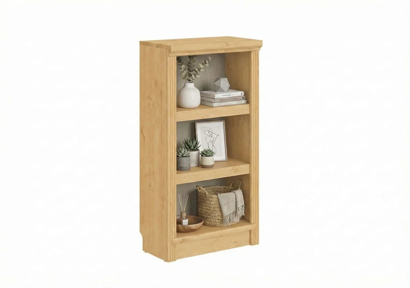 Standregal Riga Bücherregal 40x29 cm Massivholz Kiefer FSC-zertifiziert