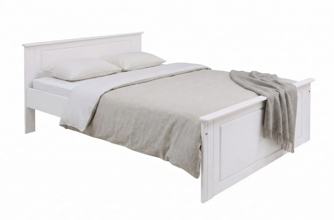 OTTO HOME Hugo Massivholzbett weiß Landhausstil 120x200