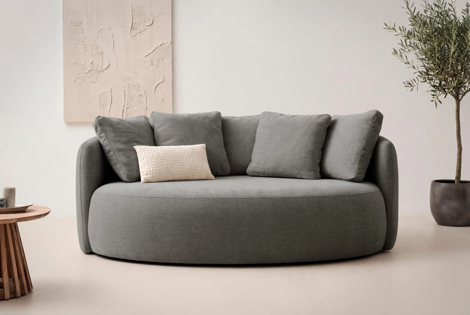 2,5-Sitzer Loungesofa Kaarl anthrazit OTTO PRODUCTS
