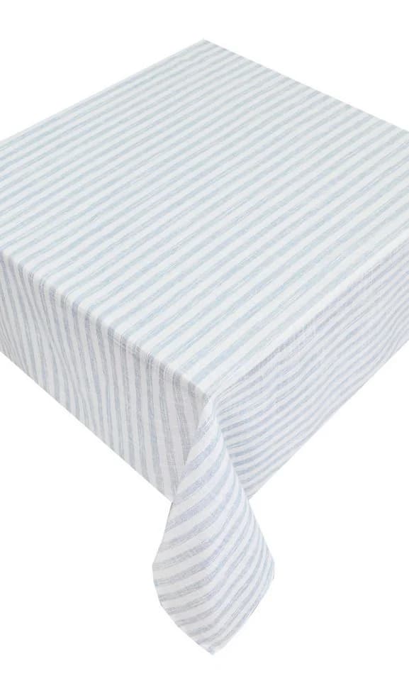 OTTO home Tischdecke Marric Blau Leinenoptik Streifen