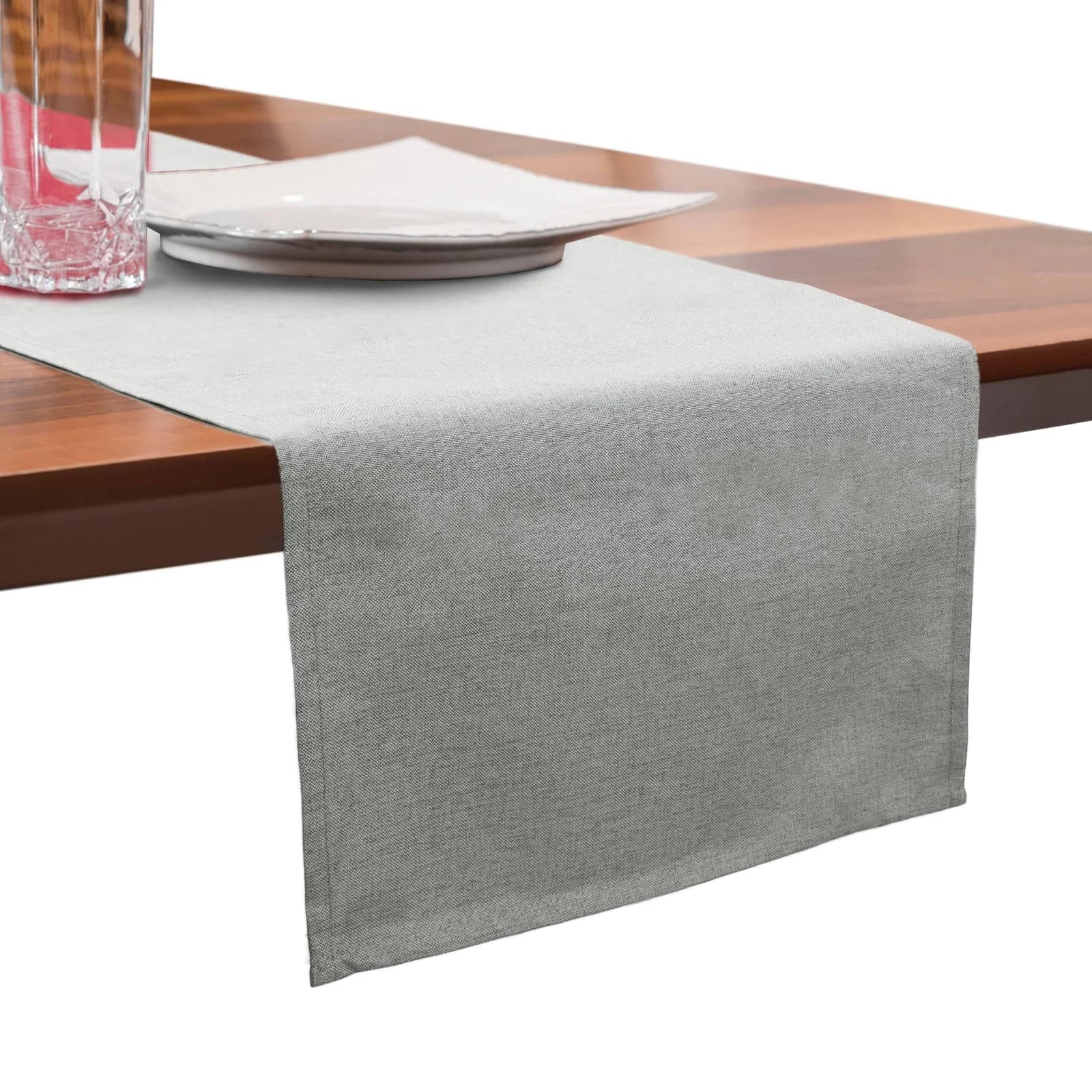 OTTO HOME Tischläufer Meellon hellgrau Polyester