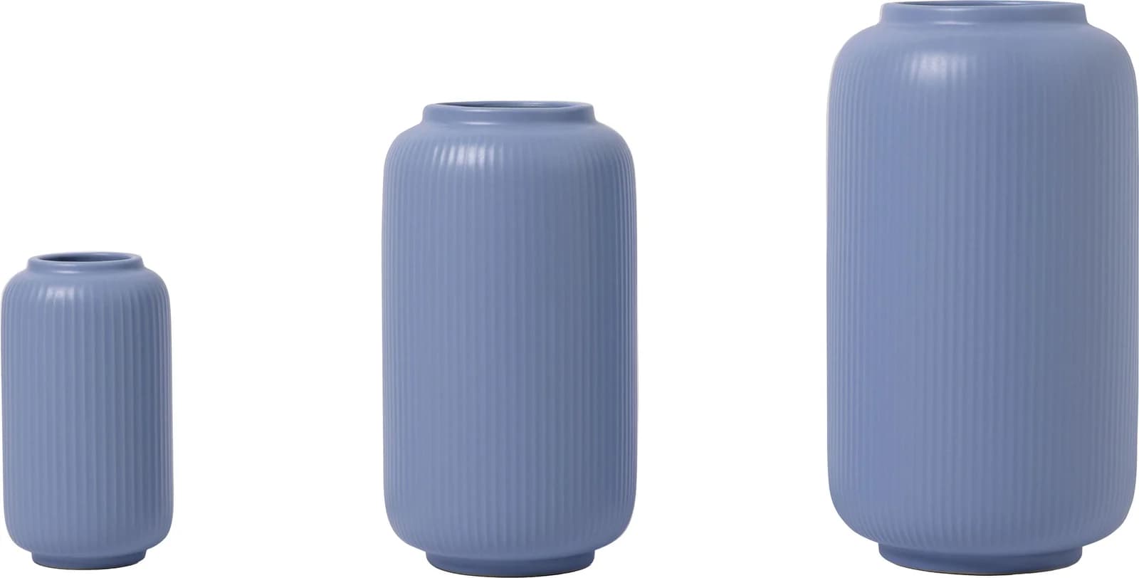 Tischvase OTTO HOME Ylvii blau matt Keramik