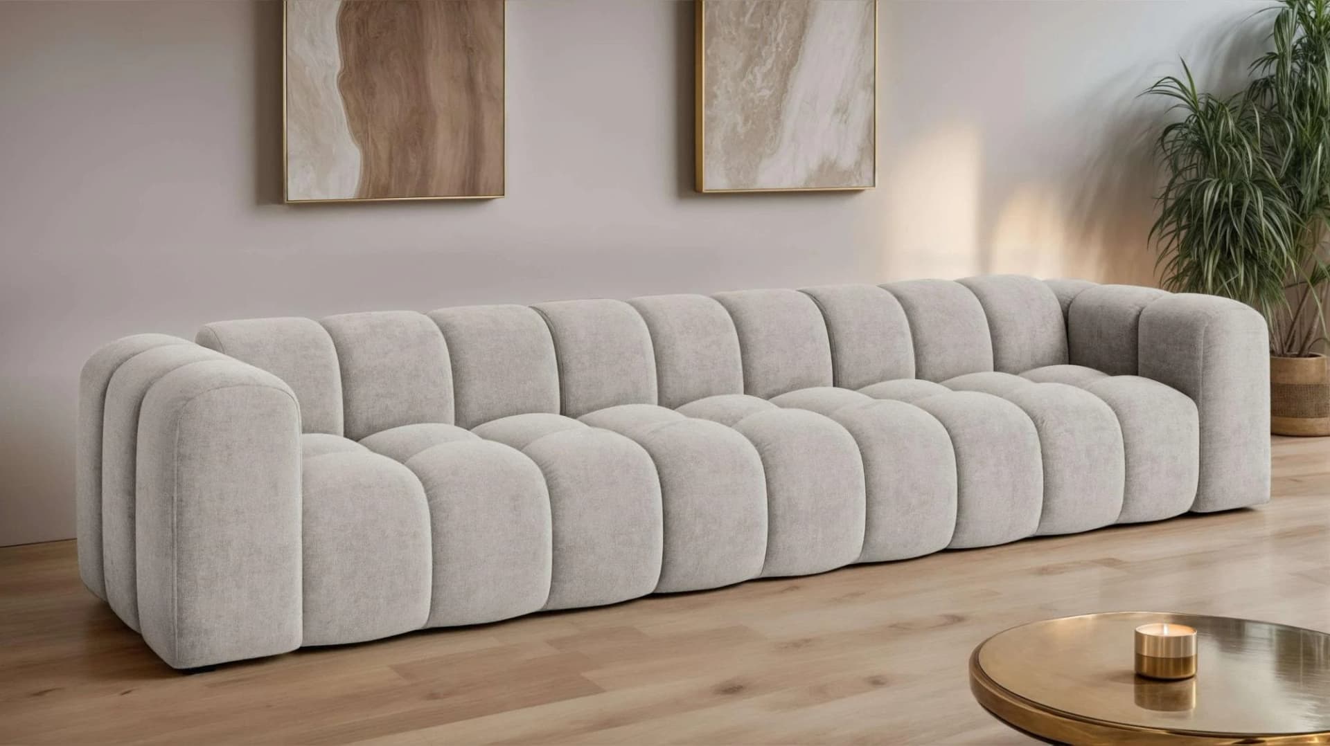 Big-Sofa OTTO HOME XL KALLIE Design beige 340 cm