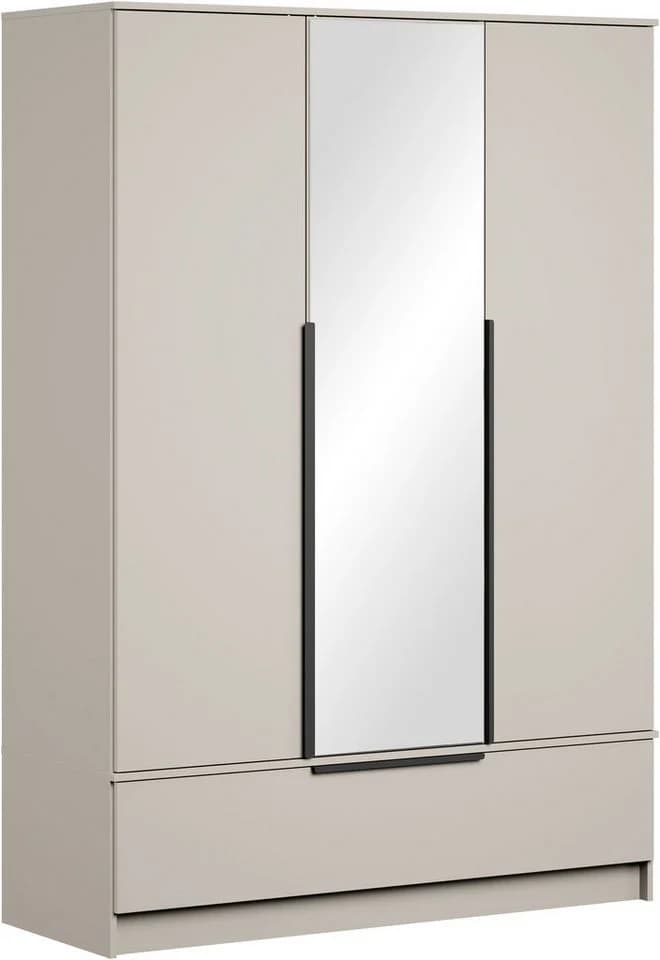 HOME AFFAIRE Spirit Kleiderschrank mit Spiegel und Schublade Kaschmir