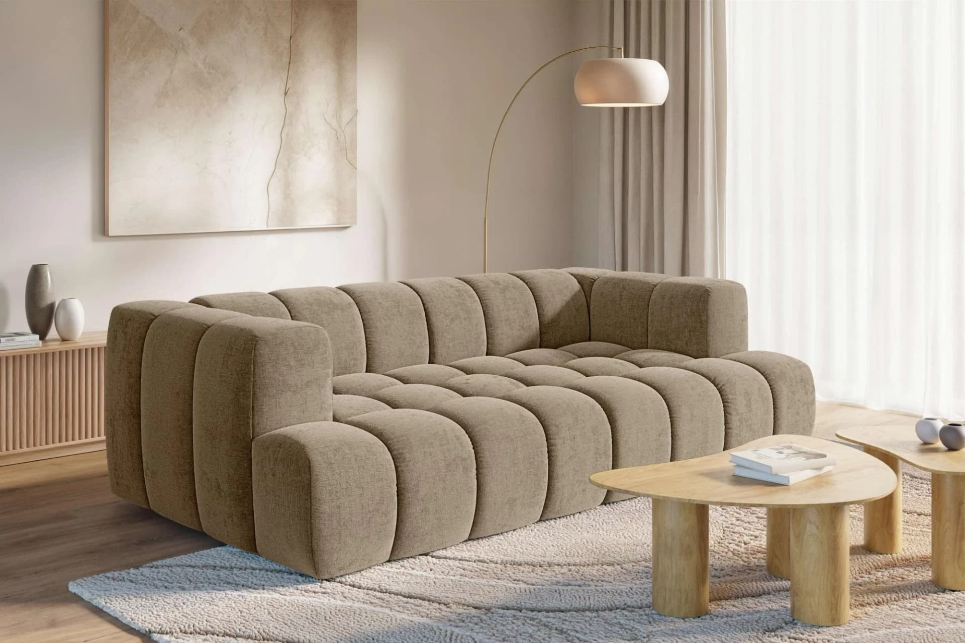 Big-Sofa HOMSY BY ANA JOHNSON XL BOUBELLE - 4-Sitzer Design-Sofa