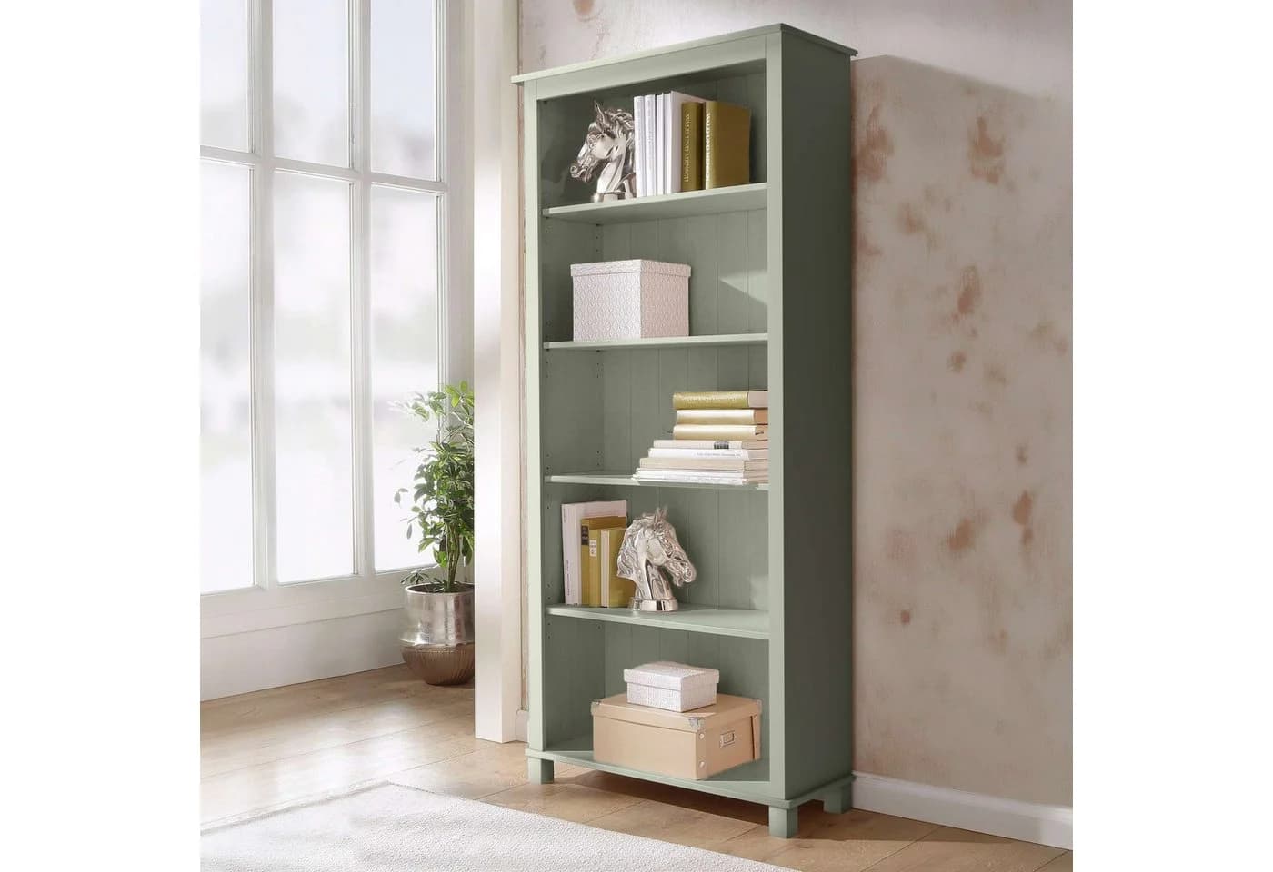 Regal OTTO HOME Pivo Salbei Grün Massivholz