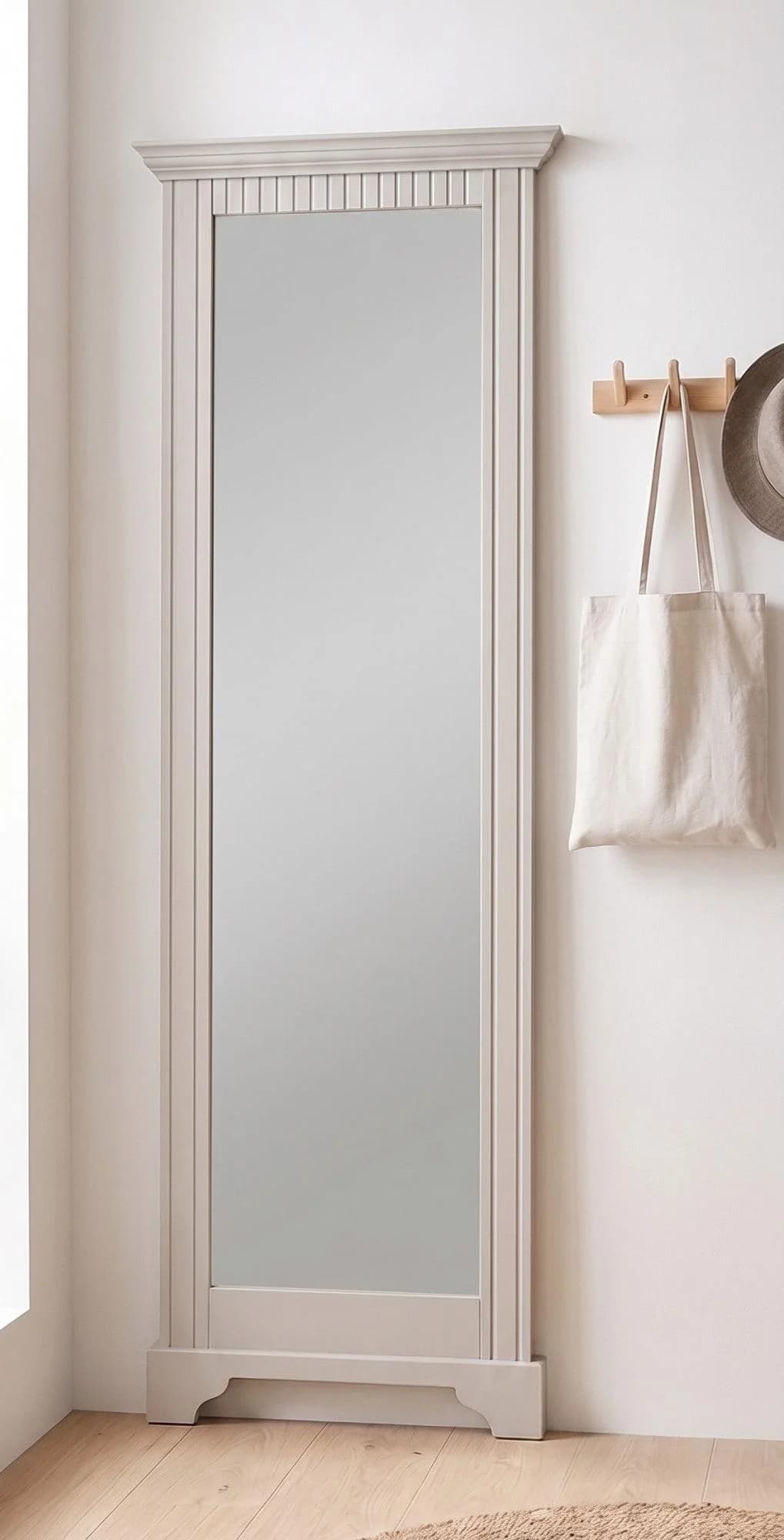 OTTO HOME Spiegel Rustic Kaschmir Beige Massivholz Kiefer