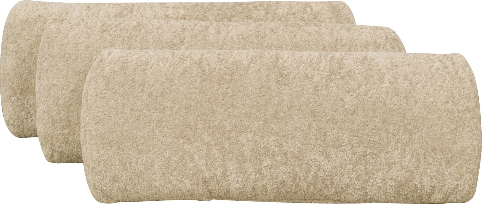 OTTO HOME Dekokissen 3er Set Nierenkissen Taupe Polyester