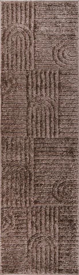 OTTO home Teppich Jonne Braun Kunstfaser 20mm Flor