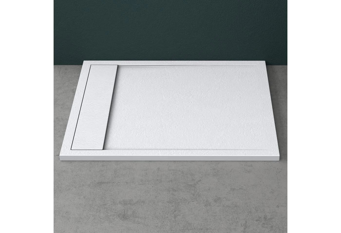 Mai & Mai Duschwanne Mineralguss DIN-Anschlüsse 90x100-160cm